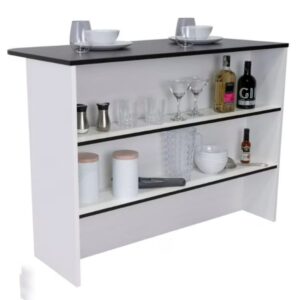 Isla de cocina Fendi wengue blanca