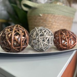 Esfera de mimbre l