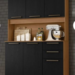 Kit cocina Pop negro/ miel