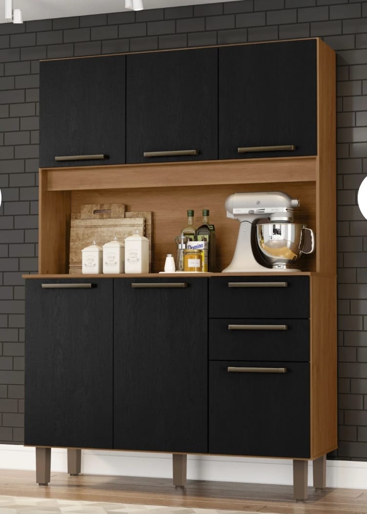 Kit cocina Pop negro/ miel