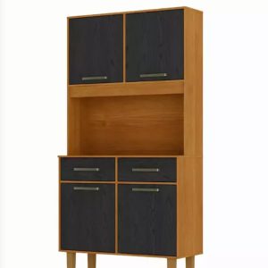 Kit cocina Pop Plus negro/miel